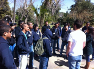 اللد: طلاب مدرسة اورط الثانوية في جولة تعليمية بالجامعة العبرية في القدس